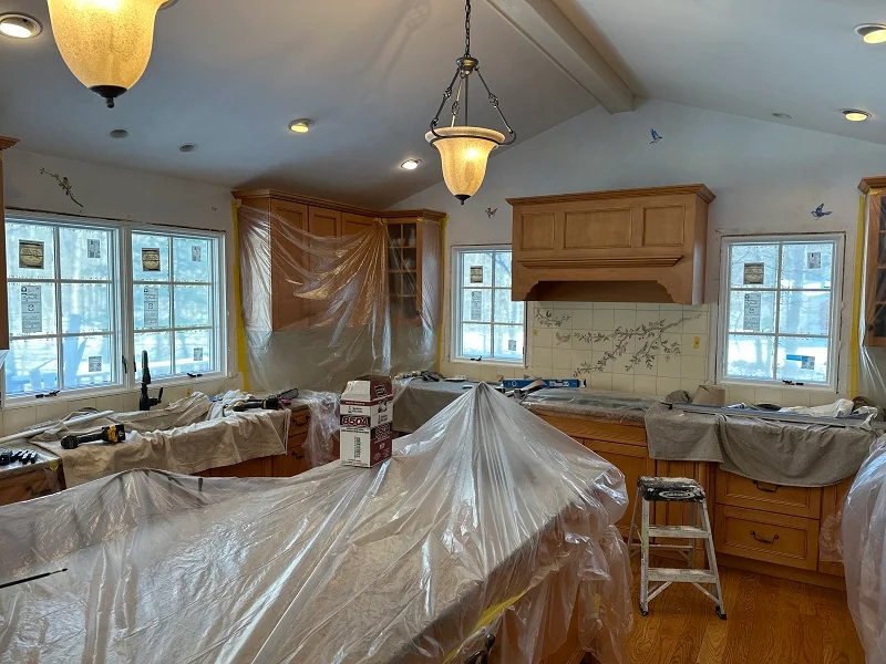 New Pella Lifestyles casement windows installed in this New Canaan kitchen